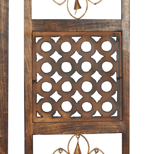 36" Brown Metal Farmhouse Wall Decor, 3ct.